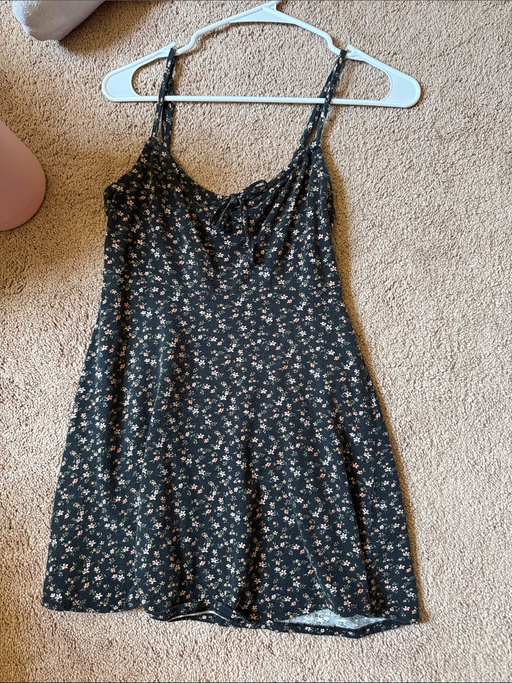 floral small tight dress